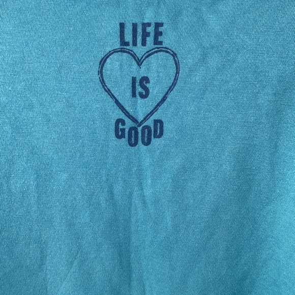 🌸Life Is Good Long Skeeve Tee Size 5/6 - Picture 3 of 5